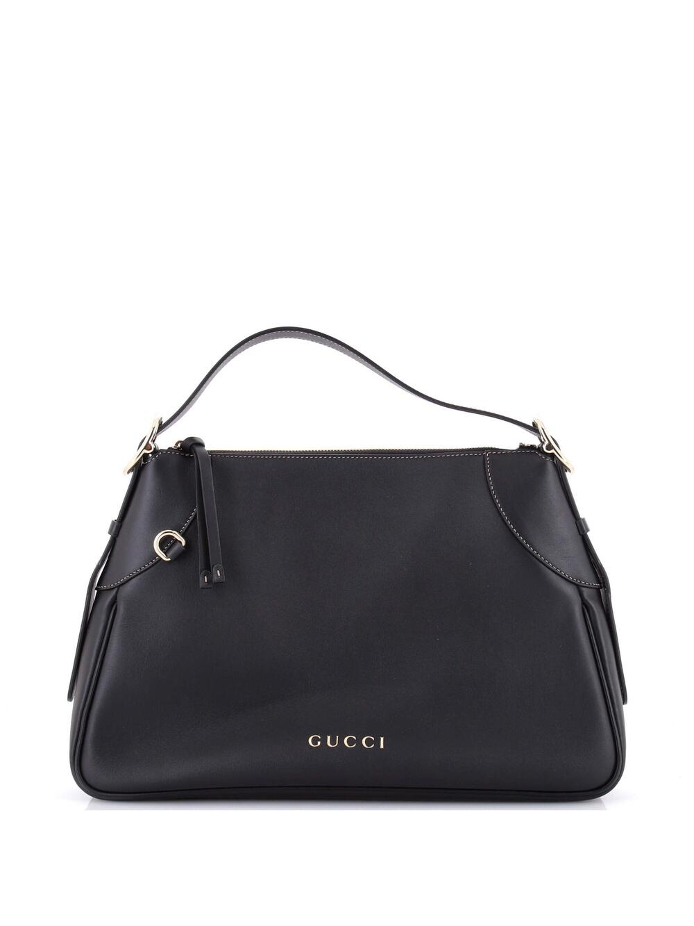 Gucci Emblem Shoulder Bag Leather #374941G19B